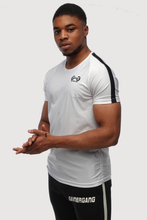 Load image into Gallery viewer, Men&#39;s Exordium Panel T-Shirt - White freeshipping - Gainergang
