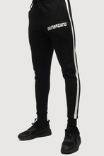 Load image into Gallery viewer, Men&#39;s Exordium Panel Track Bottoms - Black freeshipping - Gainergang
