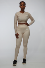 Load image into Gallery viewer, Women&#39;s Exordium Contour Leggings - Wheat freeshipping - Gainergang

